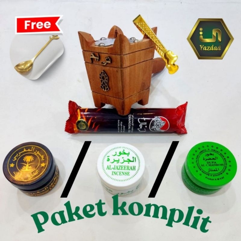 Prapen paket lengkap bukhur free sendok bukhur
