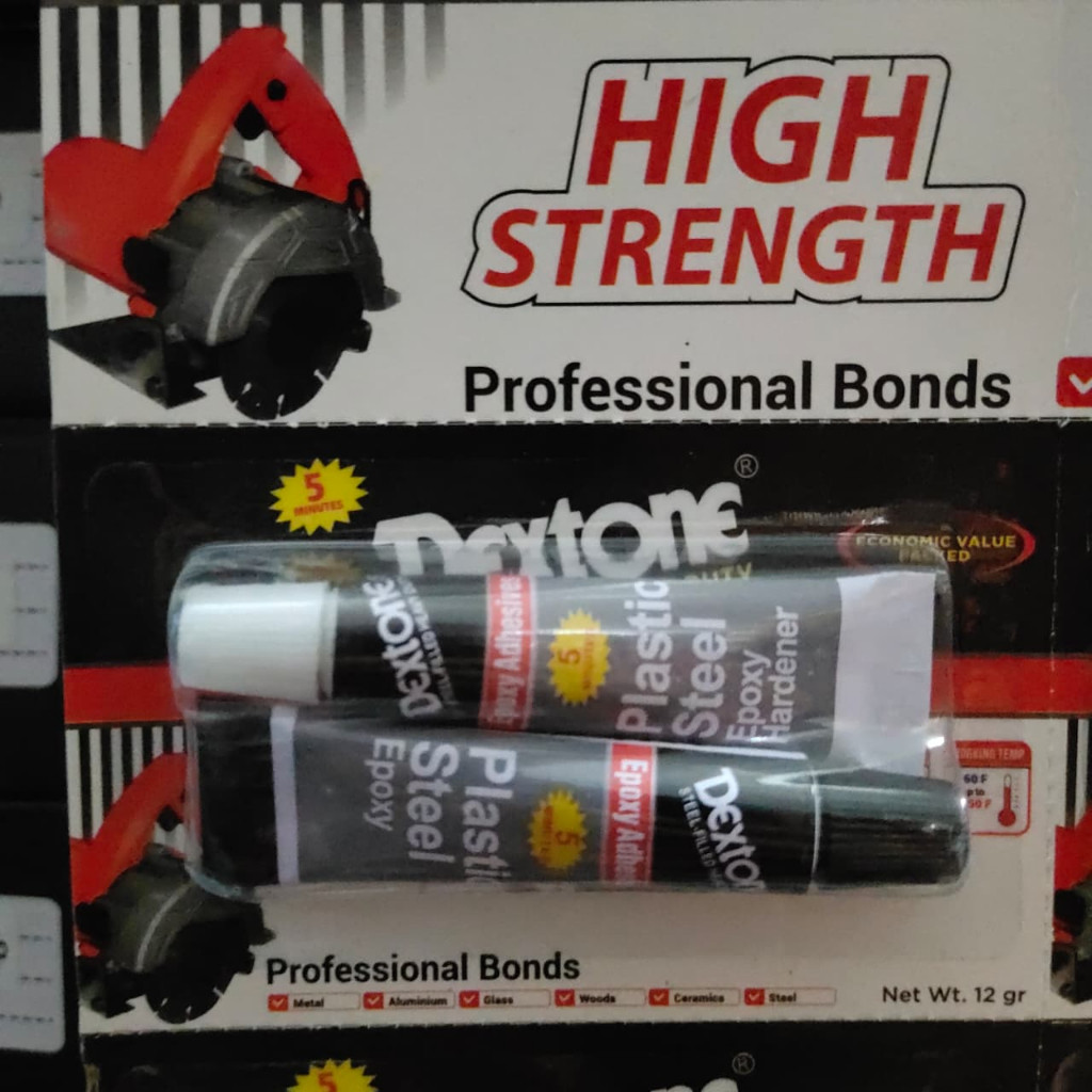 Lem Besi KECIL DEXTONE 12gram 12 gr Epoxy Adhesives (5 menit)/Lem Perekat Pecah Belah/ lem Besi Plas