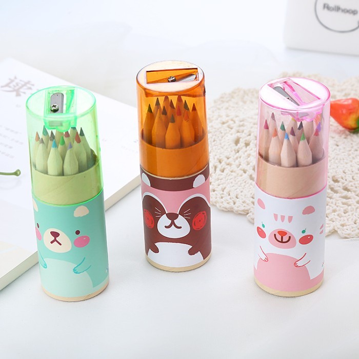 

Pensil Kayu Warna Murah 12 Warna Dengan Pengserut Box Karakter