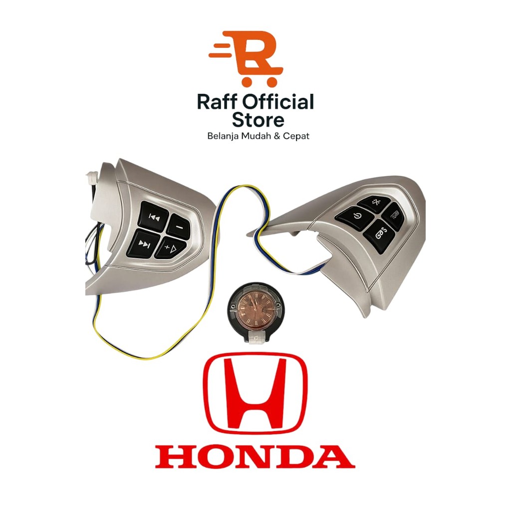 Tombol remote stir audio mobil Honda Brio