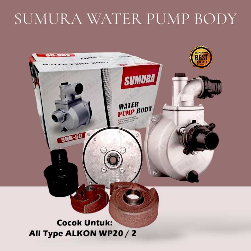 NEW SUMURA SNB 50 2" Water Pump Body Pump Pompa Alkon SNB50  2 Inchi Dapat Dipasang di mesin GX160 G