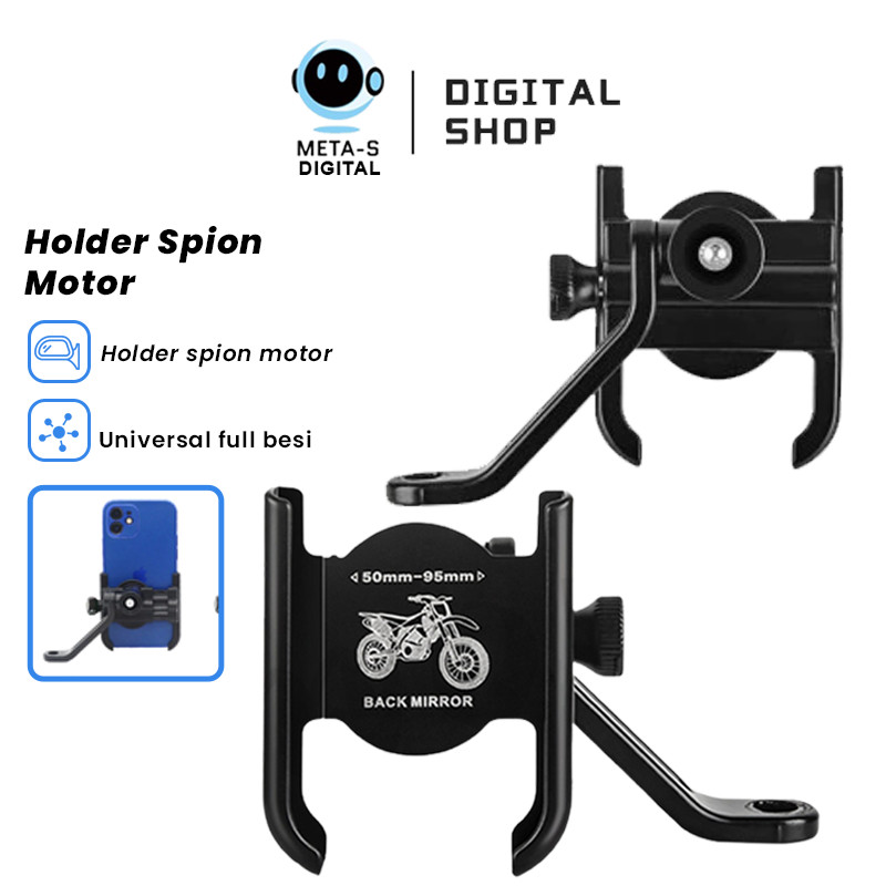 Holder Motor Kaca Spion Bahan Besi Metal Universal Holder Spion 03-H2
