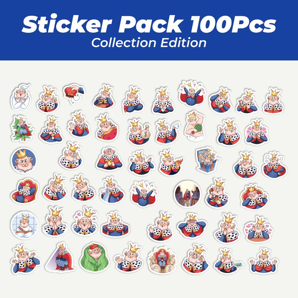 

Hot Funny Character Emil The King Lucu Anti Air Stikers Berperekat Waterproof Sticker Decal Buat Motor Helm Buku Journal Koper Casing HP Laptop Botol Minum