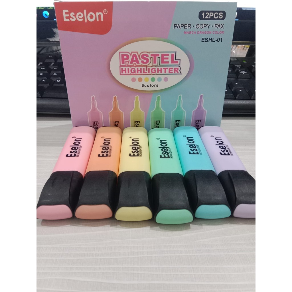 

*AJS* (ISI 12PCS) STABILO PASTEL / HIGHTIGHTER / STABILO ESELON