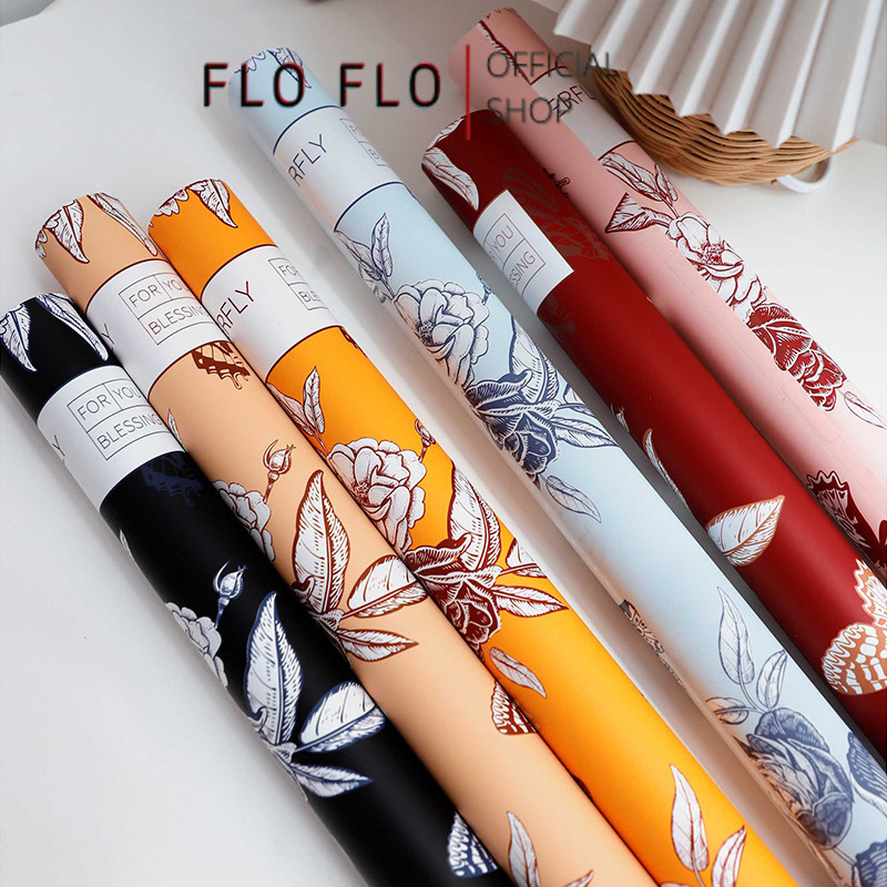

FLO FLO - FL47 R&B Kertas Bunga Paper Buket Motif Cellophane