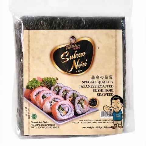 

PROMO! Sakao Sushi Nori Reguler- Roasted Seaweed- Rumput Laut 50 pc - Sakao reguler 50