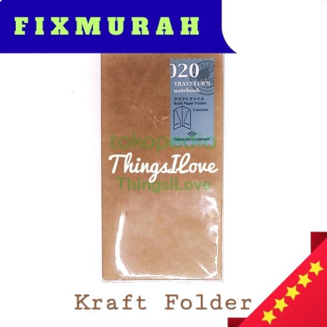 

Midori TRAVELER'S Notebook Regular - 020 Kraft Folder