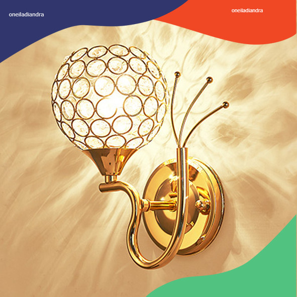 Lampu Hias Dinding Minimalis Lampu Gantung Kristal Lampu Dinding Kristal Gaya Modern