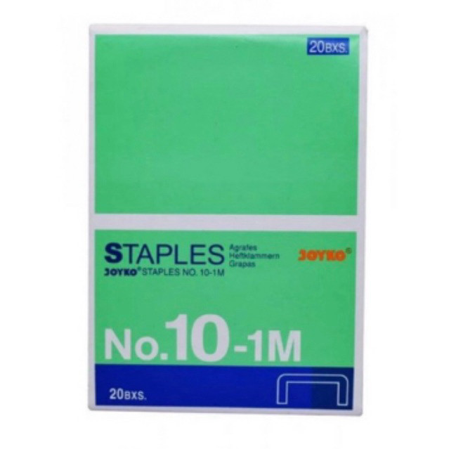 

Isi Stapler Joyko No 10 - Staples / Isi Hekter / Isi Necis (box kecil)