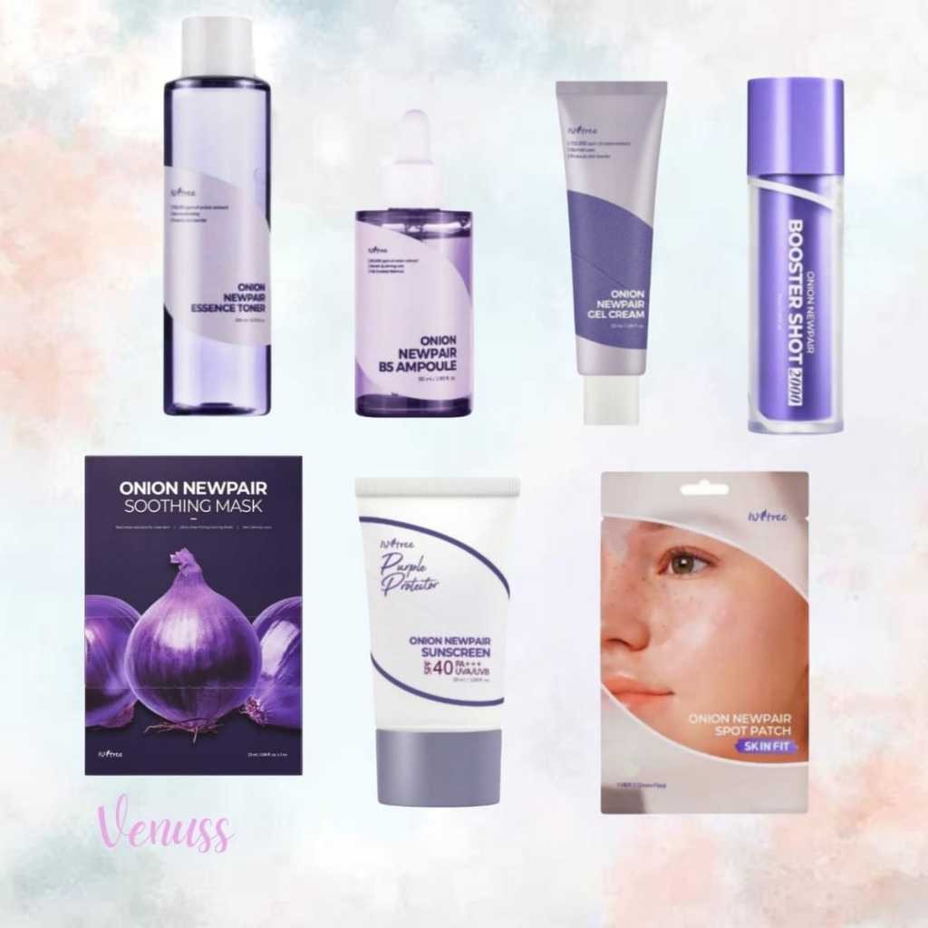 Isntree - Onion Newpair Gel Cream 50ml | Onion Newpair Booster Shot 2000 50ml | onion newpair sunscr