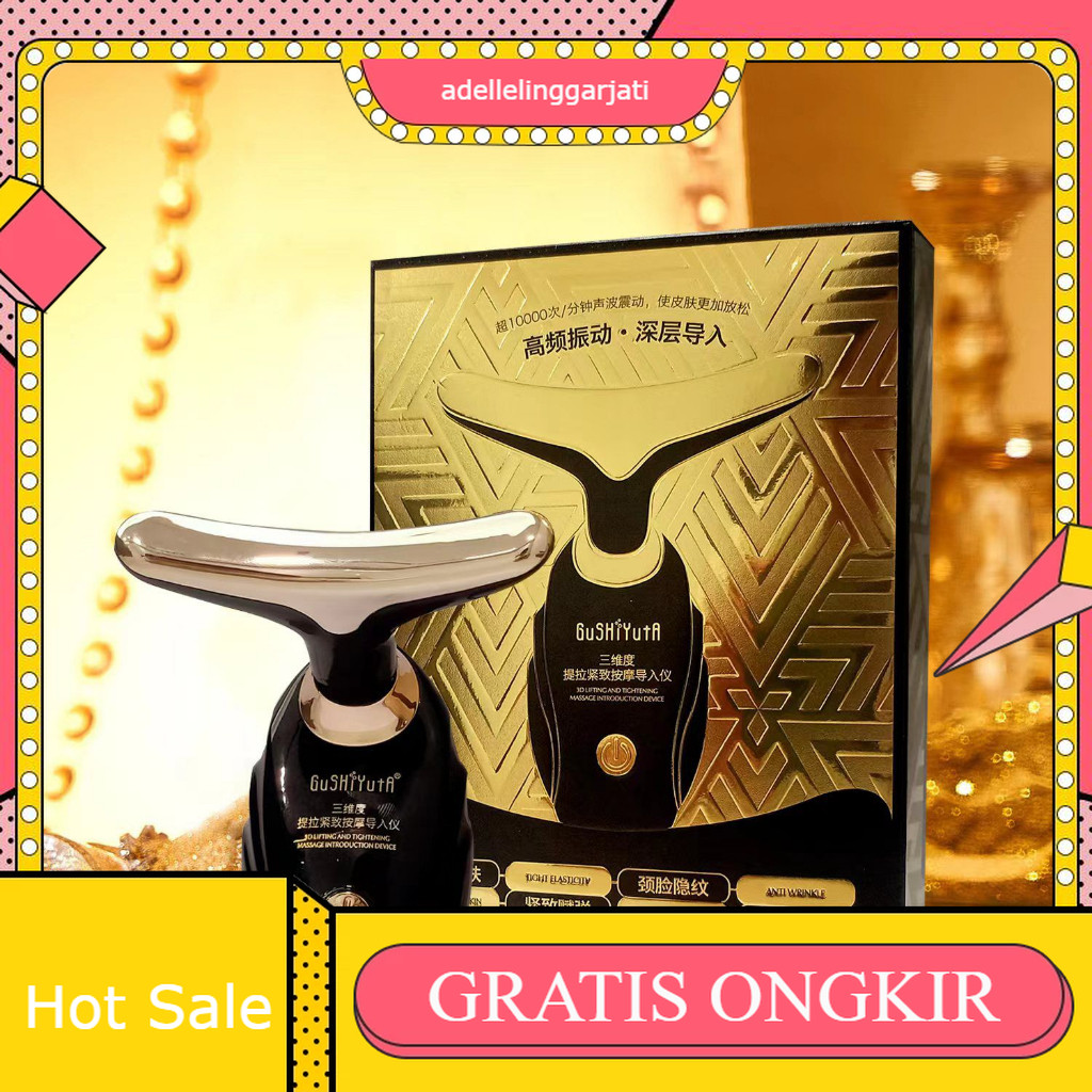Alat Pijat Pengencang Kulit Wajah Impor Multi Dimensi HIH / Alat Pijat wajah muka mengencangkan Peng