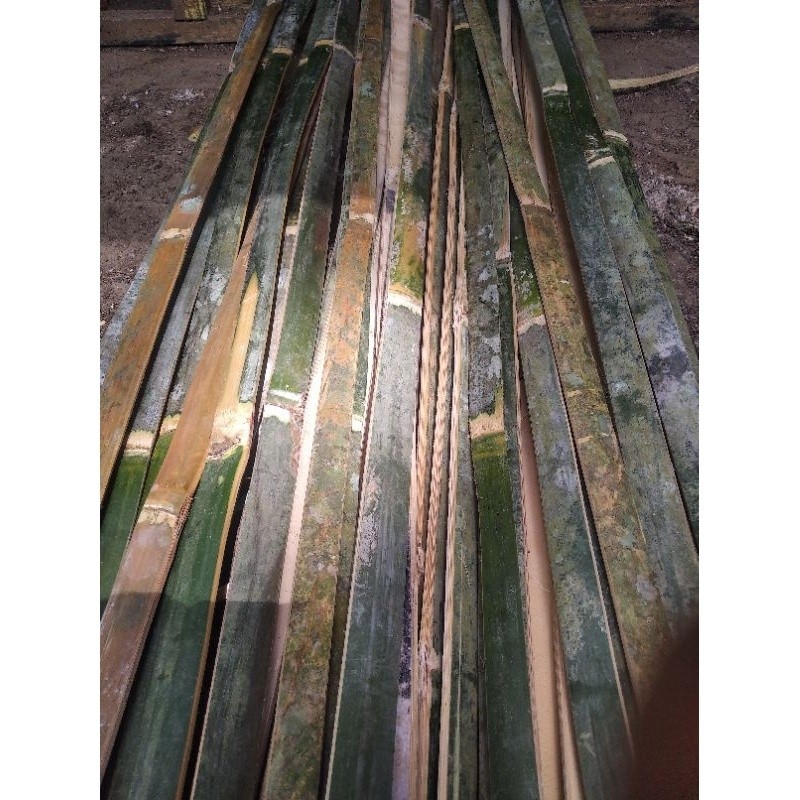 Bambu Bilah bambu ajir bambu penyangga bambu bilahan panjang 150 cm lebar 2cm COD siap kirim secepat