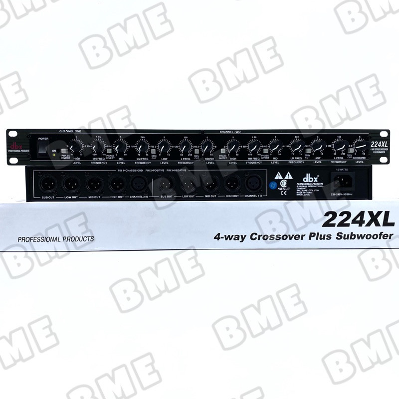 DISKON crossover dbx 224xl dbx224xl 224 xl 4way plus subwoofer ORI