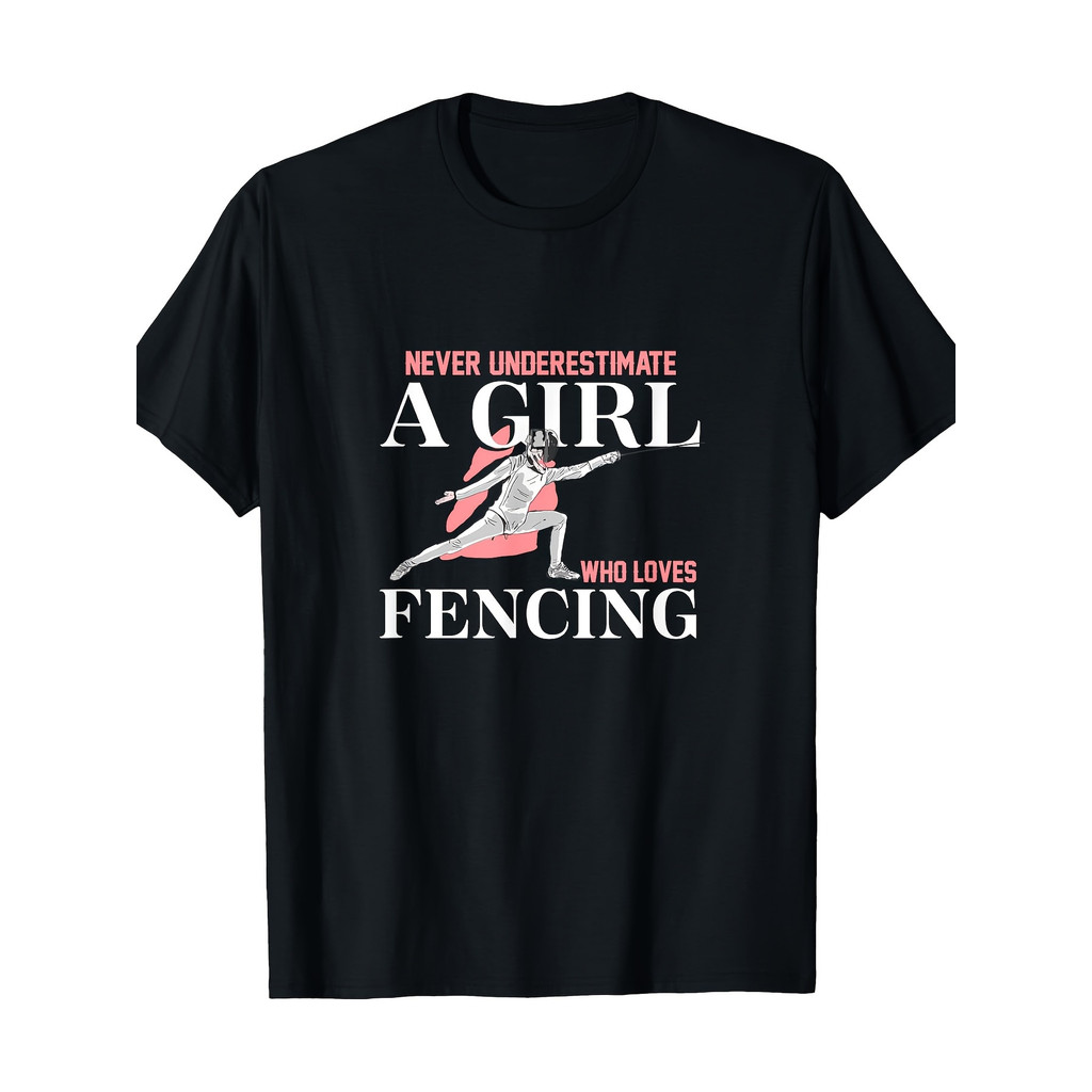 Kaos Wanita Cewek Olahraga Anggar Baju Atlet Fencing Lengan Pendek Katun