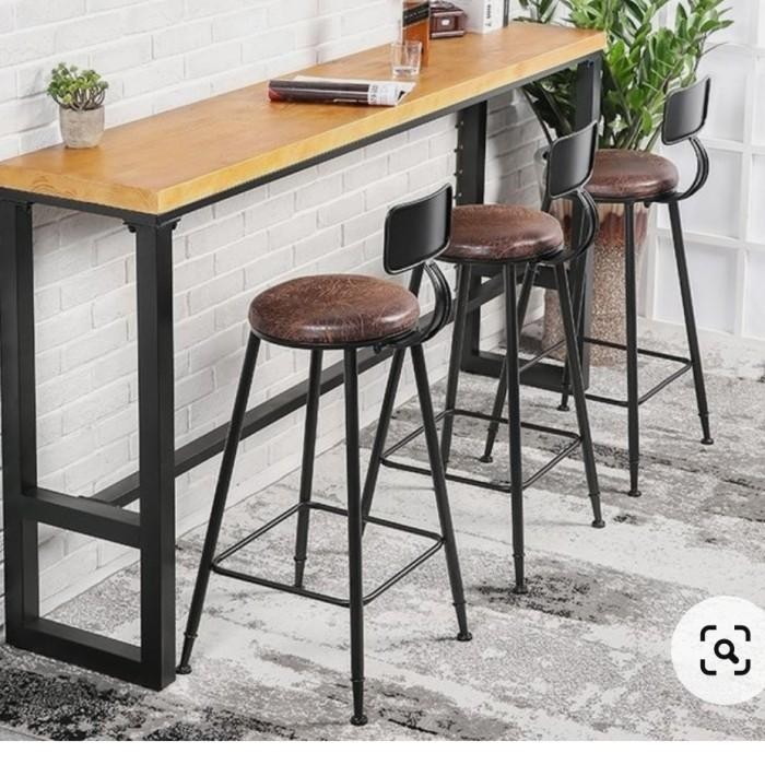 Costum Set Meja Kursi Cafe Minimalis industrial