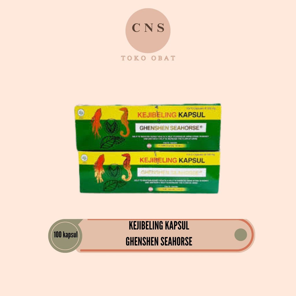 KEJIBELING ISI 100 KAPSUL GHENSHEN SEAHORSE