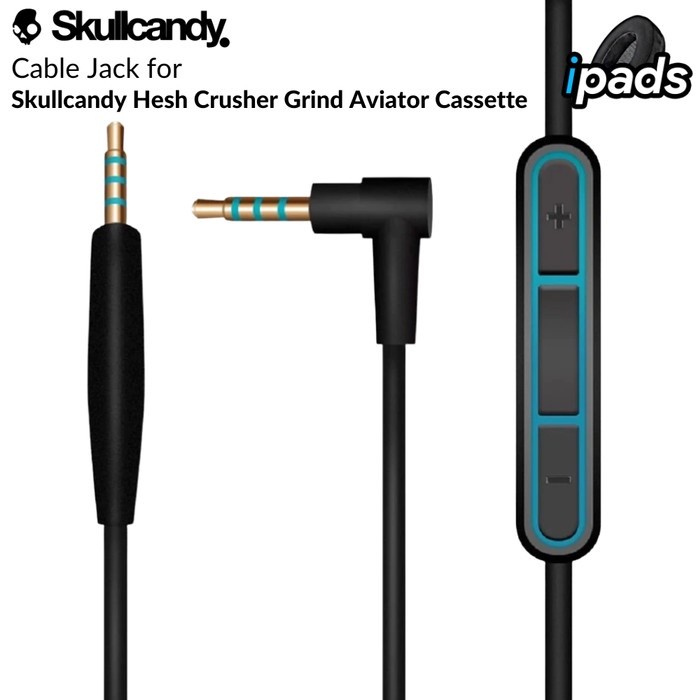 Jack Cable Headphone Skullcandy Hesh Crusher Grind Aviator Cassette