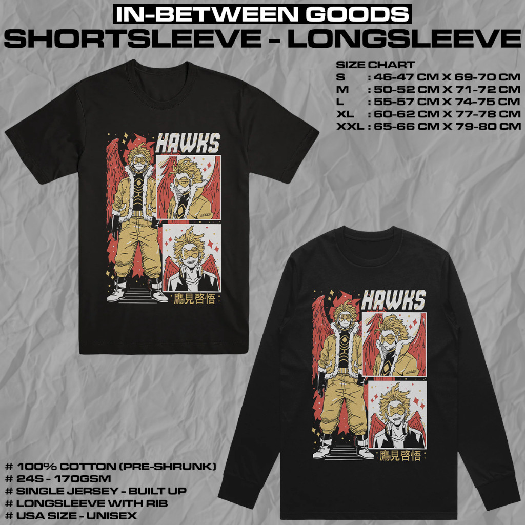 MY HERO ACADEMIA - HAWKS | T-SHIRT | LONGSLEEVE | ANIME MERCH