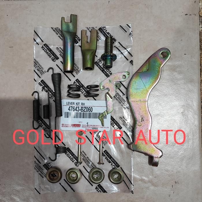 LEVER KIT RH STELAN REM BELAKANG KANAN TOYOTA CALYA DAIHATSU SIGRA SPAREPART NEW