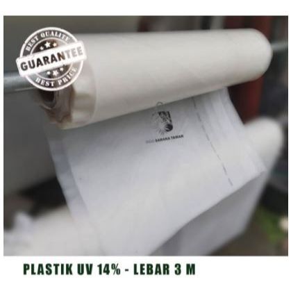 PLASTIK UV 14% LEBAR 3m Plastik UV Green House / Hidroponik UV Net