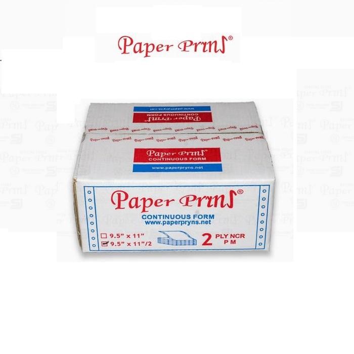 

Paperpryns Kertas Continuous Form 2PLY NCR PRS 9,5" x 11"/2 (Bagi 2) by Fajar SA