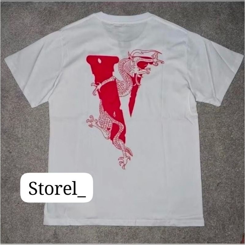 KAOS VLONE DRAGON T-SHIRT VLONE DRAGON UNISEX PREMIUM KAOS T-SHIRT PRIA WANITA