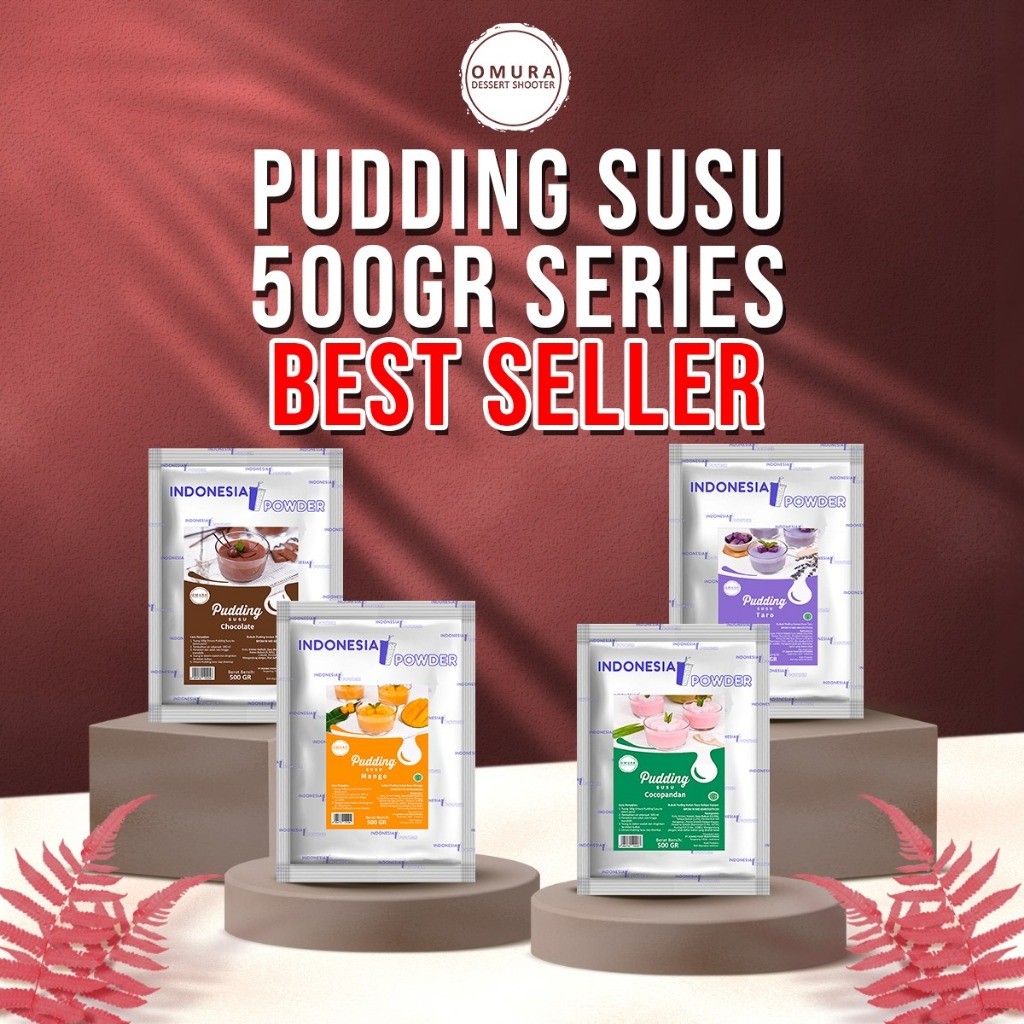 

[SERIES] Pudding Susu Mix Gula Aneka Rasa 500 Gr Puding Sutra Dessert Instant Omura Powder