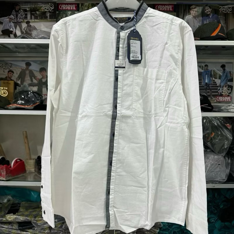 TERBATAS Kemeja Koko Emba Lengan Panjang Original