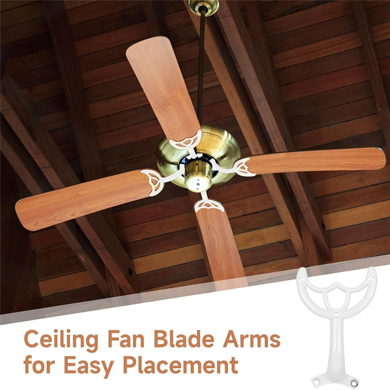 ABWM-For Replacing Worn Broken Repair Ceiling Fan Blades 5 PCS Blade Arm Replacement, Ceiling Fan Pa