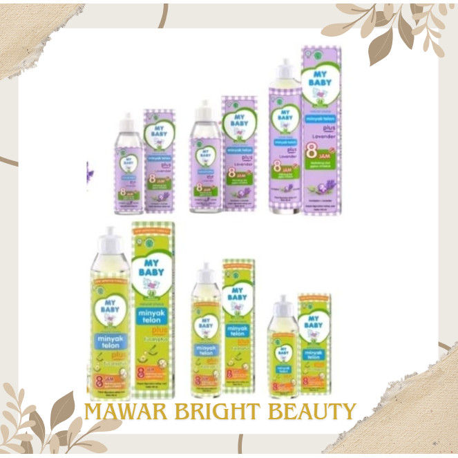 My Baby Minyak Telon Plus 150ml, 90ml, 60ml, 30ml Telon My Baby