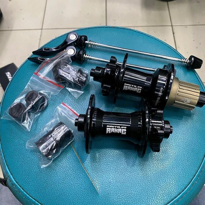 Hub FreeHub NAUTILUS MICRO SPLINE RAKAC 12 Speed 4 In 1 32 Hole Ratchet Technology Hitam Six Bolt Or
