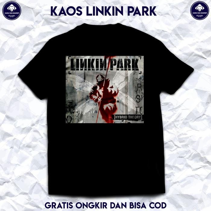 (COD) Kaos Band Linkin Park Original. Kaos Musik Baju Band Rock Linkin Park. - S