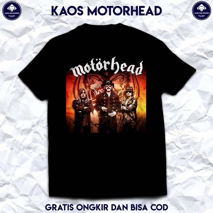 (COD) Kaos Band Musik Metal Motorhead Original. Kaos Pria dan Wanita Distro. - MOTORHEAD, S