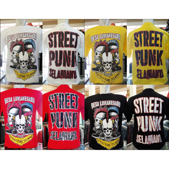 cod kaos band desa luka negara,kaos band punk,kaos pendek punk,kaos pria.kaos musik,kaos punk,baju b
