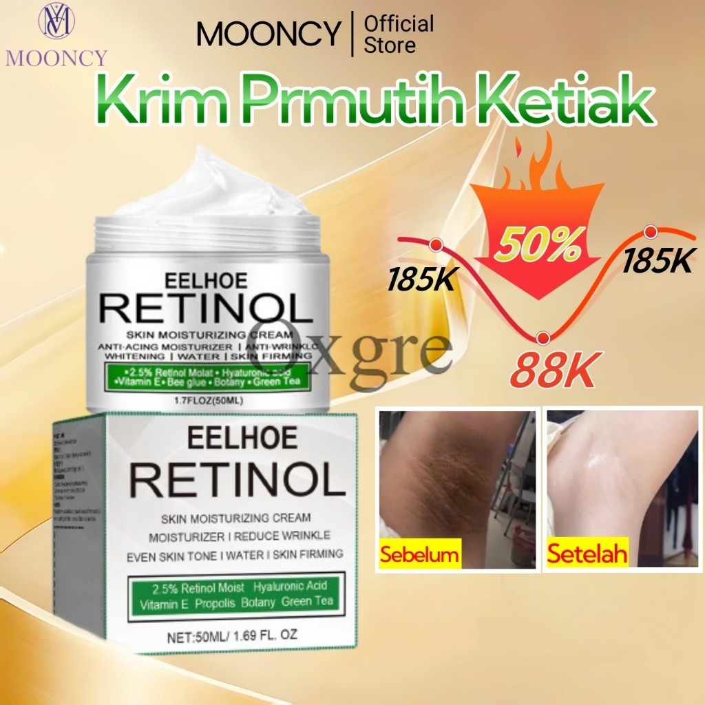 PromoMooncy Pemutih Badan Permanen Pemutih Ketiak Ampuh dan Cepat Memutihkan Ketiak Leher Paling Amp