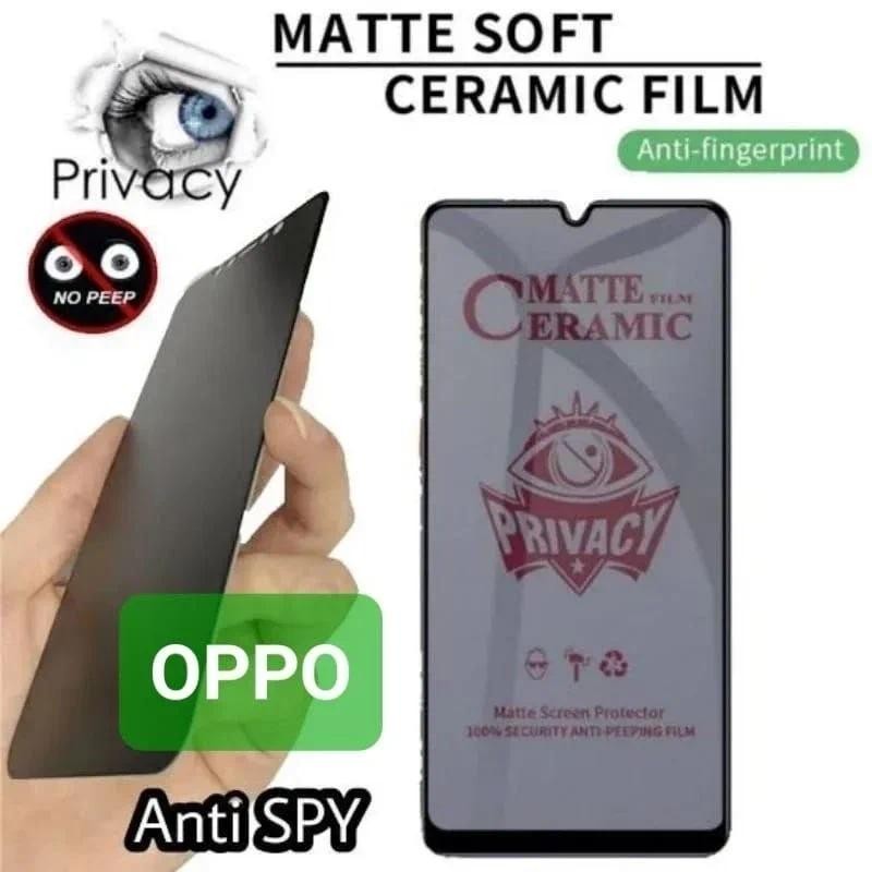 Oppo A54 Temper Glass Spay Anti Gores Privasi Anti Pecah Anti Radiasi Pelindung Layar Handphone