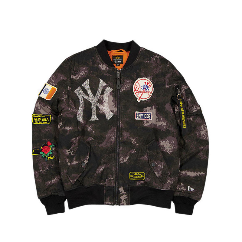 New Era Jacket Alpha Ecom 2460 New York Yankees Men's Jacket - Black