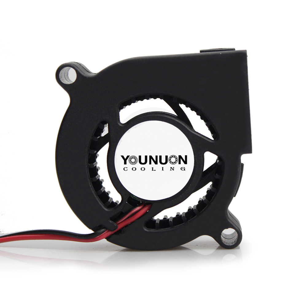2 Pieces 50mm Blower Fan 5V 12V 24V 5020 Turbo Blower Fan 50x50x20mm Centrifugal Turbine Fan DC Brus