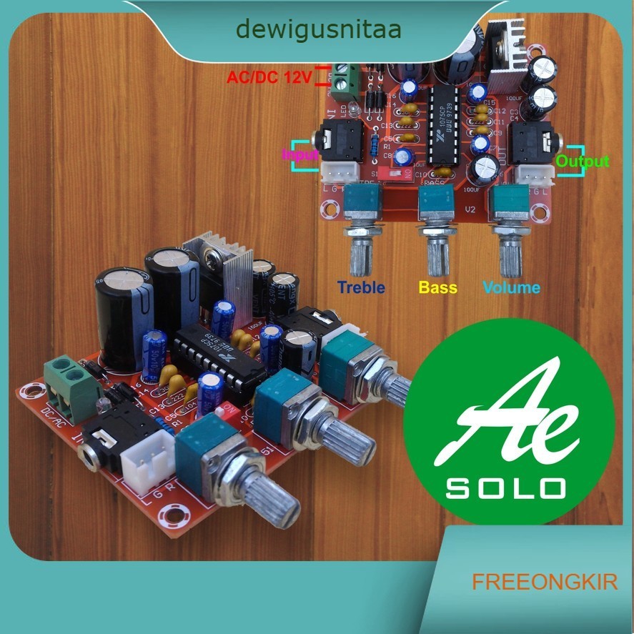 XR1075 BBE Tone Control Board Digital Audio Processor Pre-amp