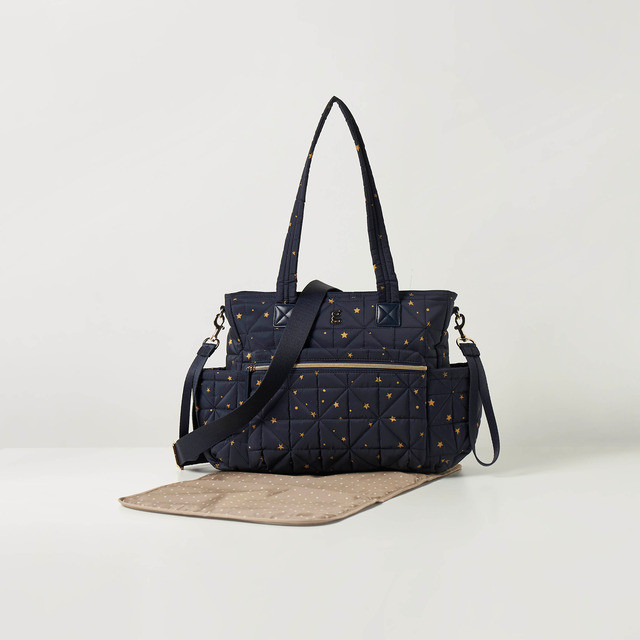 Babyshop Giggles Tas Bayi All-Over Star Print Quilted Diaper Shoulder Bag