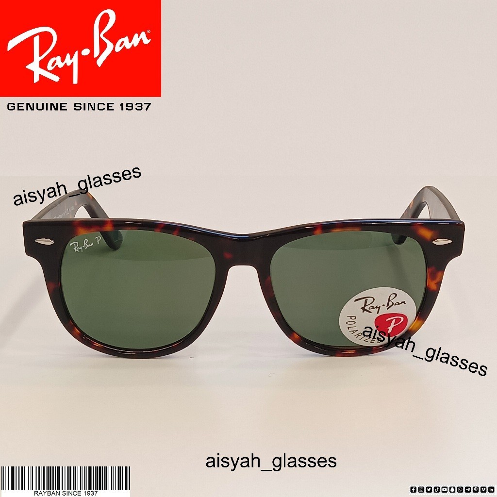 COD - KACAMATA WAYFARER BL 2140 SIZE 54 TULTRES ORIGINAL POLARIZE