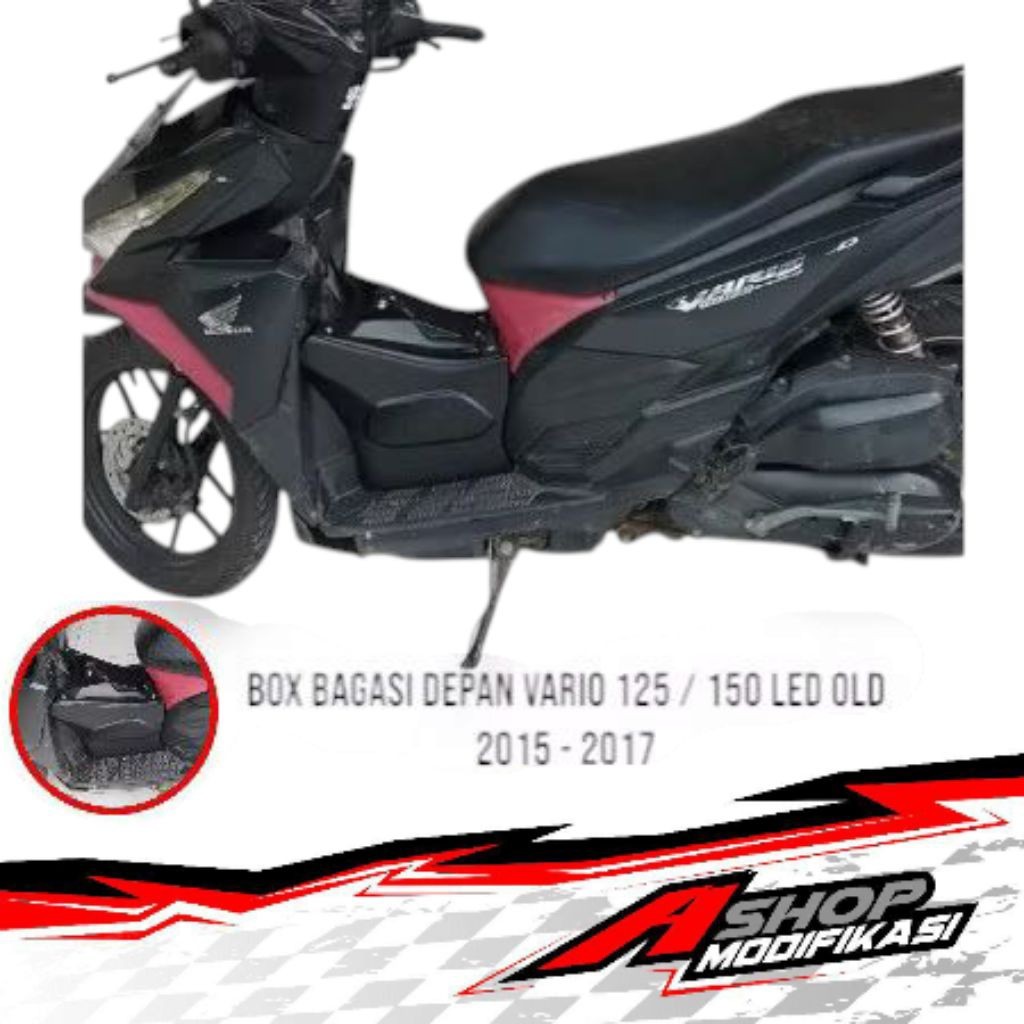 Box Depan Untuk Penyimpanan Barang  Vario Led Old Vario 125 150 Led Old 2015 - 2017 Box Vario Led