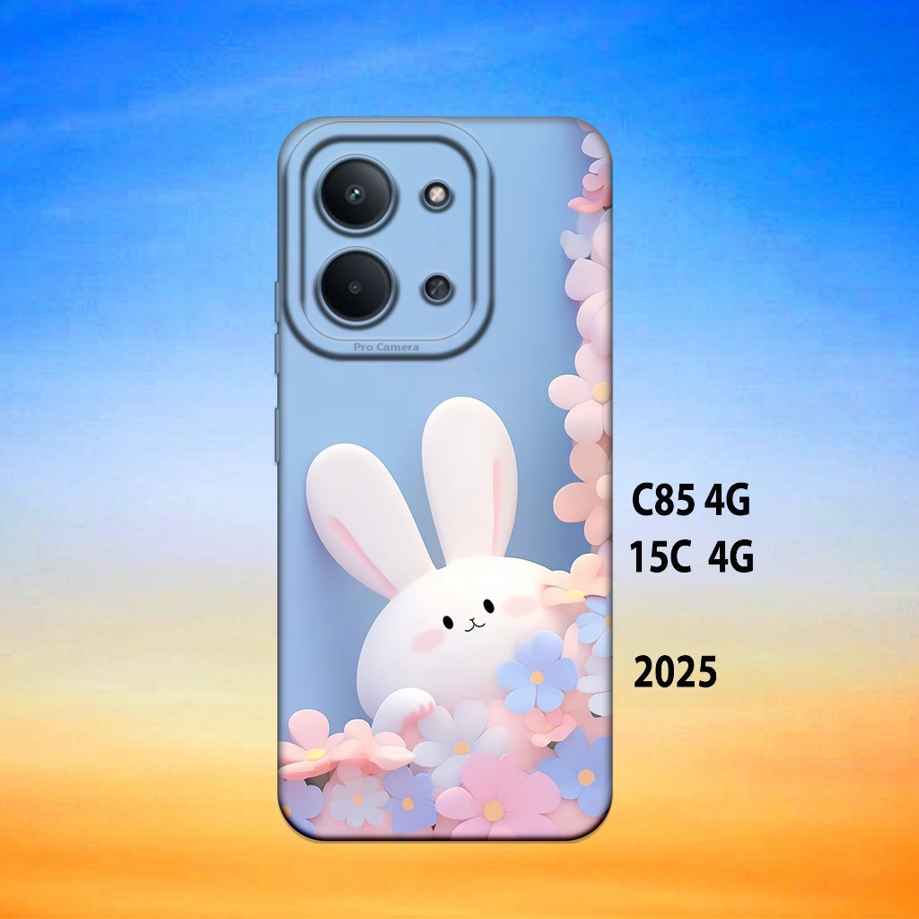 Cover Xiaomi Redmi 15C 4G - POCO C85 4G -Casing case silikon hp karet Hitam Bahan Tebal Lentur keren