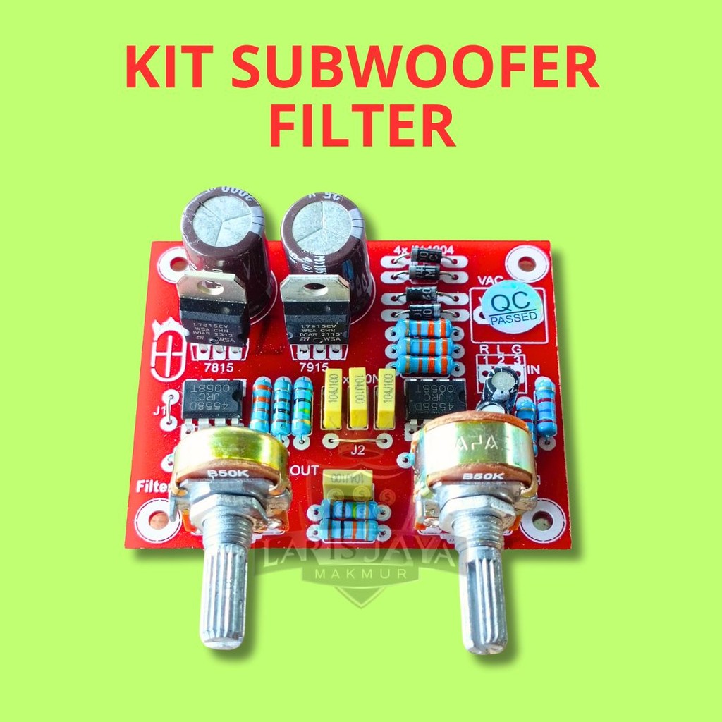 FILTER SUBWOOFER 2 POTENSIO FILTER SUB 2POTENSIO
