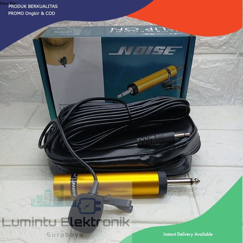 Microphone clip on Noise