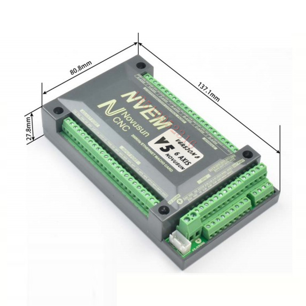 Latest CNC motion controller 300KHz NVEM V5 upgrade 3axis 4axis 5axis 6axis mach3 control card Ether