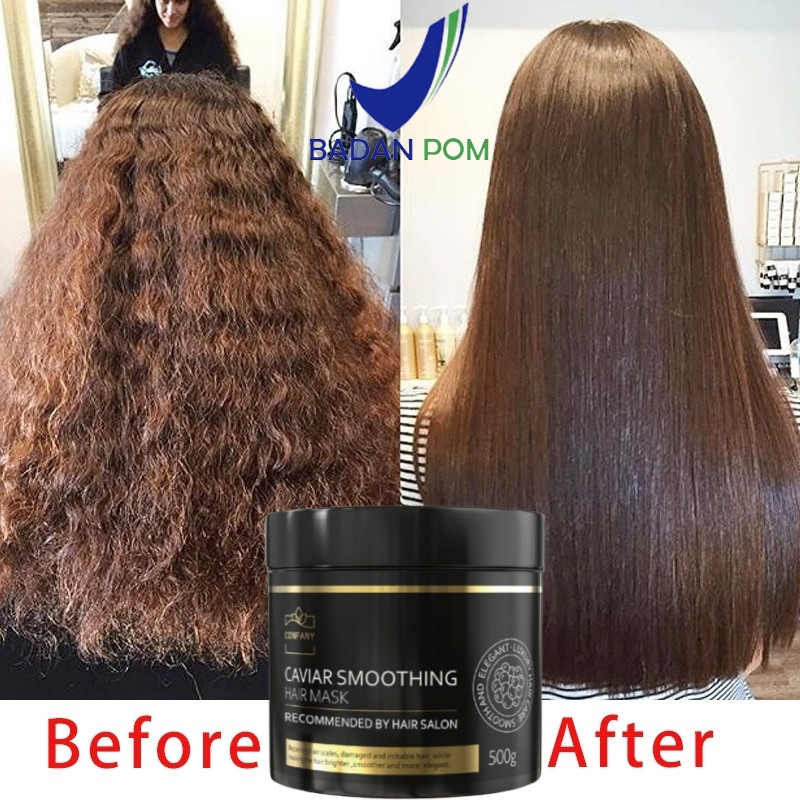 BPOM Masker pelurus rambut Pelurus rambut permanen Keratin rambut treatment Masker rambut kering dan