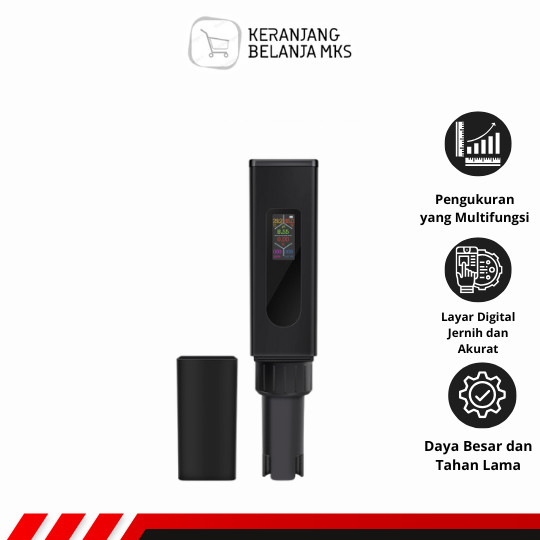 Alat Ukur Kualitas Air Digital 5in1 PH EC TDS Meter Pen