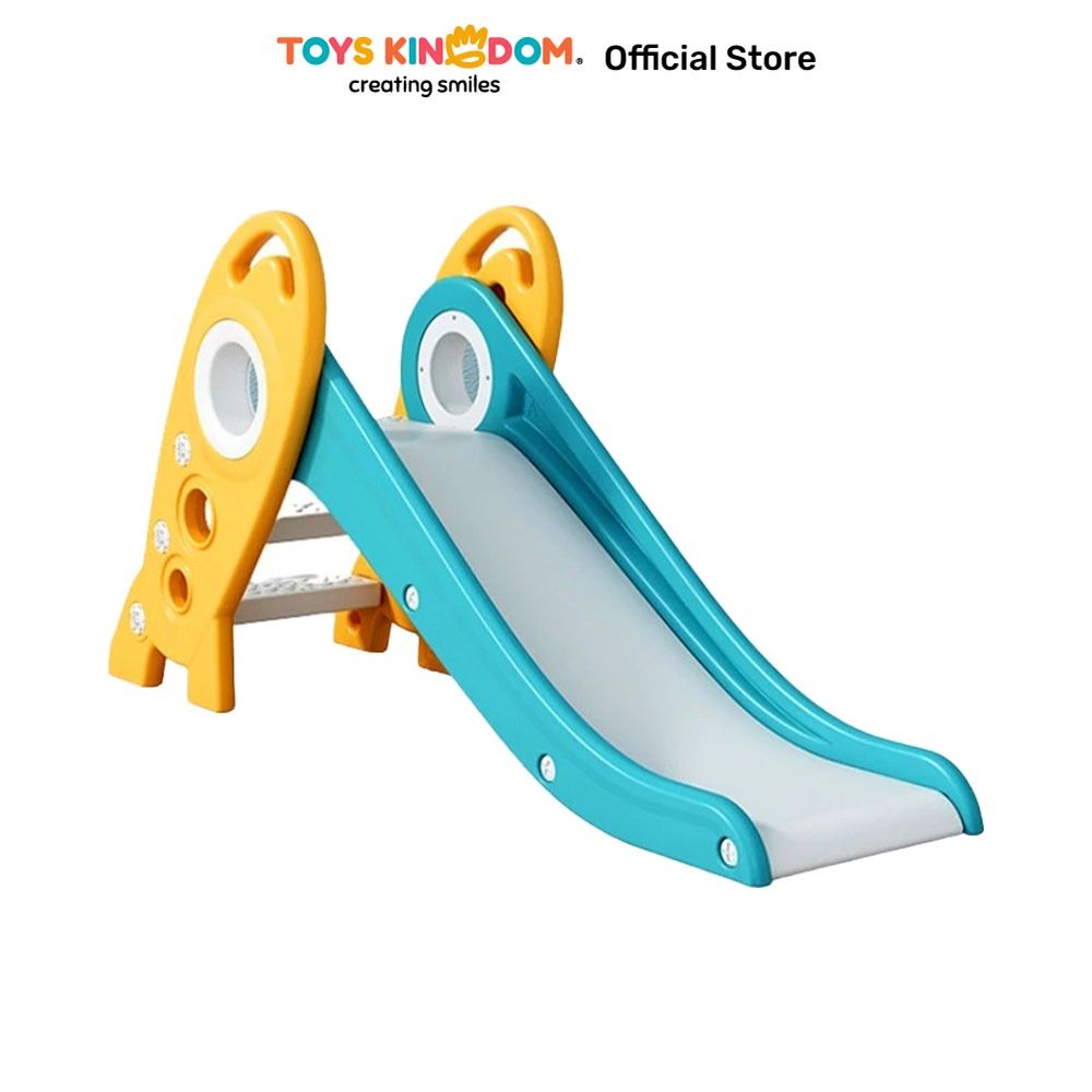 Toys Kingdom Paso Perosotan Anak Rocket - Kuning/Biru Papan Seluncuran Fun Kids Slide Prosotan Kids 