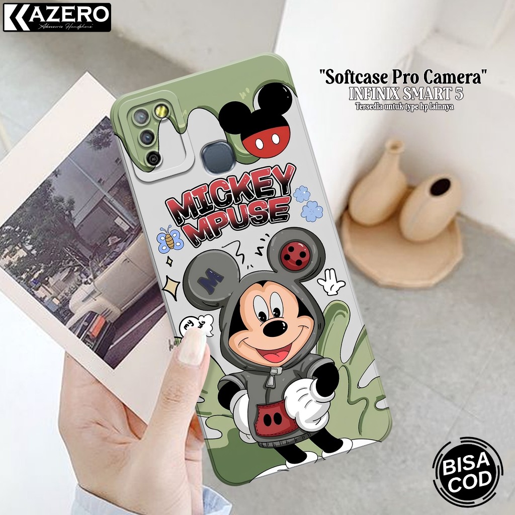 Softcase Pro Camera INFINIX SMART 5 - Fashion Case Kartun - Case INFINIX SMART 5 Terbaru - Casing IN
